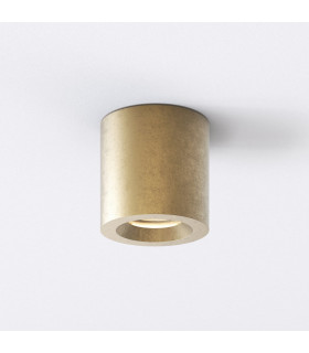 Kos Coastal Outdoor Round Surface Mounted Downlight Solid Brass IP44-1