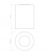Kos Coastal Outdoor Round Surface Mounted Downlight Solid Brass IP44-4