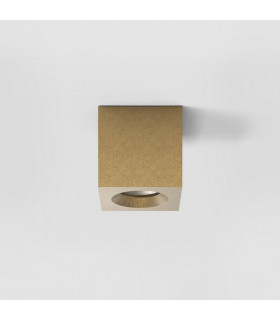 Kos Coastal Outdoor Square Surface Mounted Downlight Solid Brass IP44-2