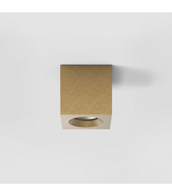 Kos Coastal Outdoor Square Surface Mounted Downlight Solid Brass IP44-2