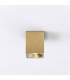Kos Coastal Outdoor Square LED Surface Mounted Downlight Solid Brass IP44