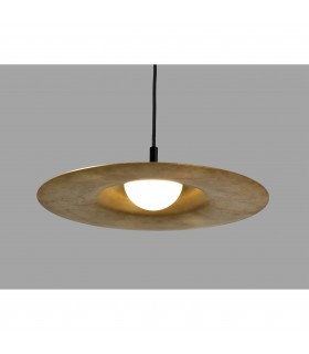 LED 1 Light Dome Ceiling Pendant Brass - 2