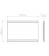 LED 6 Light Small Illuminated Bathroom Mirror Light IP44-6
