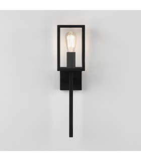 Coach Outdoor Wall Light Textured Black IP44 E14-2