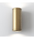 Jura Twin 2 Light Outdoor Up Down Coastal Wall Light Solid Brass IP44 GU10-2