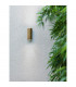 Jura Twin 2 Light Outdoor Up Down Coastal Wall Light Solid Brass IP44 GU10-4