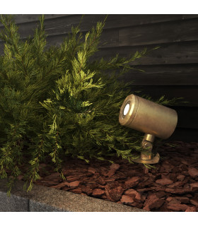 Jura Spike Coastal Spotlight Coastal Solid Brass IP65 GU10-2