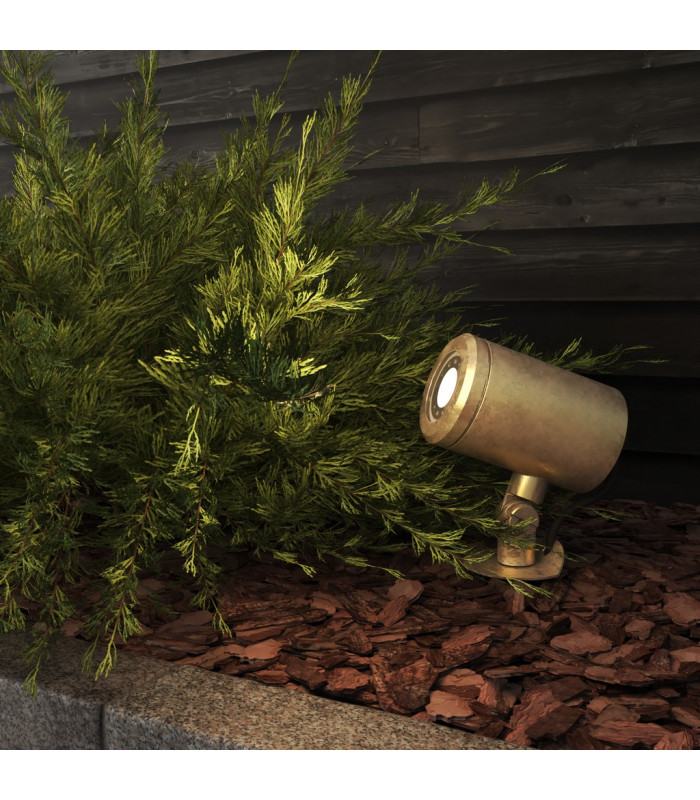 Jura Spike Coastal Spotlight Coastal Solid Brass IP65 GU10-2