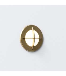 Arran LED Outdoor Coastal Wall Light Solid Brass IP65-1