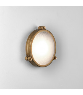 Malibu Outdoor Coastal Bulkhead Wall Light Solid Brass IP65 E27-1
