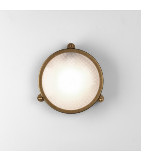 Malibu Outdoor Coastal Bulkhead Wall Light Solid Brass IP65 E27-2