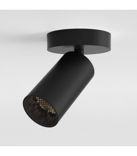 Single Adjustable LED Spotlight Matt Black 7.7W