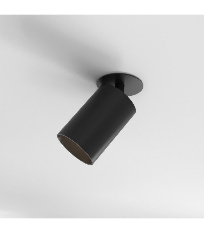 Can Recessed LED Spotlight Matt Black-1