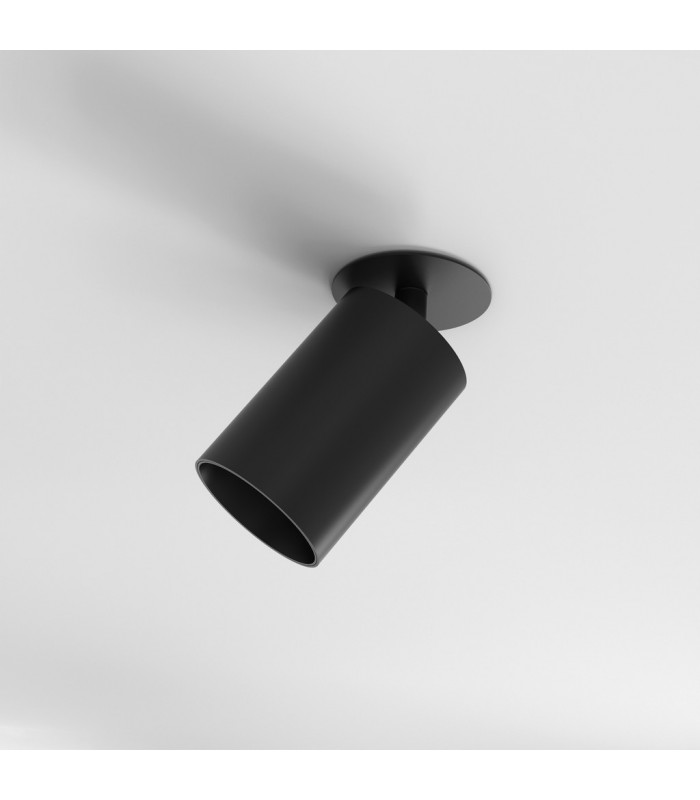 Can Recessed LED Spotlight Matt Black-2