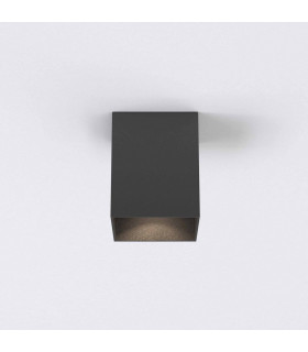 Kinzo Integrated LED Square Surface Mounted Downlight Textured Black 12.5W-2