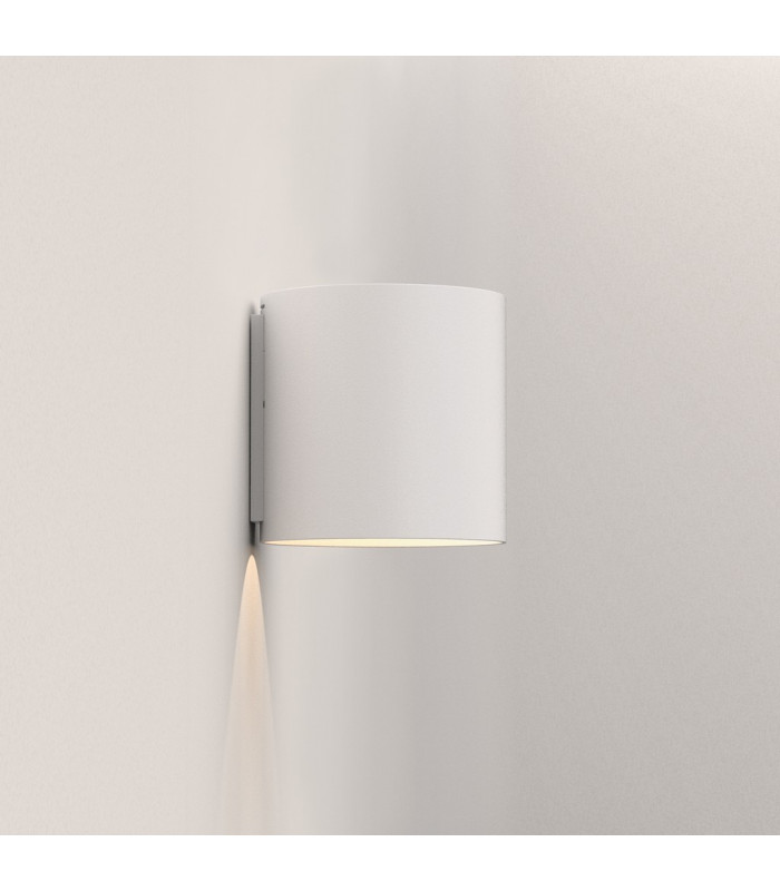 Yuma LED Wall Light Textured White-3