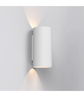 Yuma LED Wall Light Textured White-1