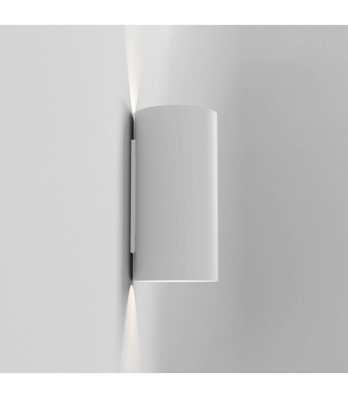Yuma LED Wall Light Textured White-3