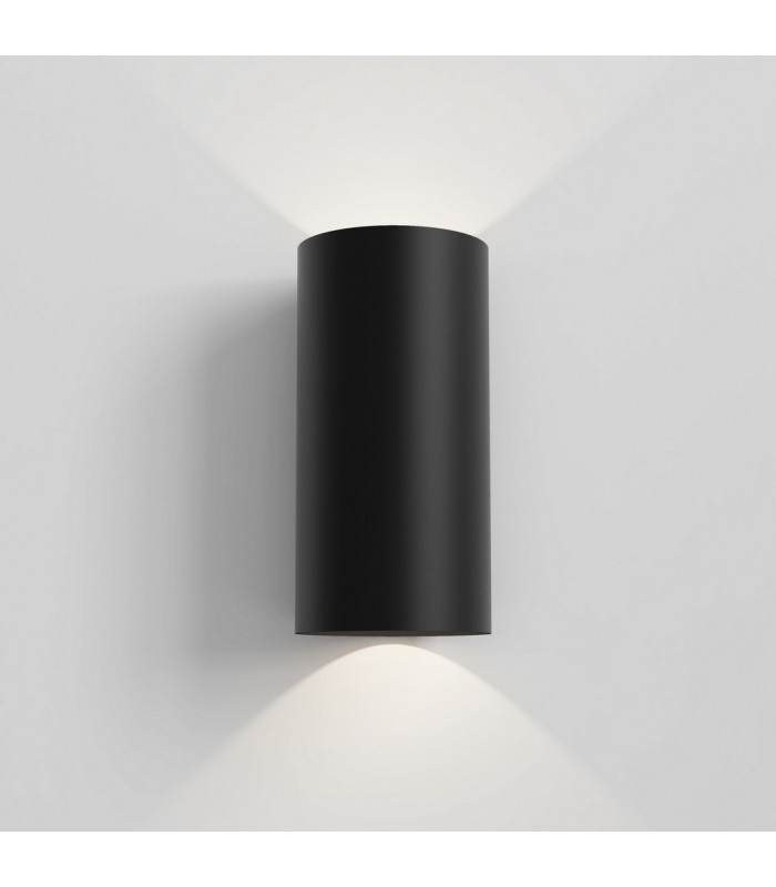 Yuma LED Wall Light Textured Black-2