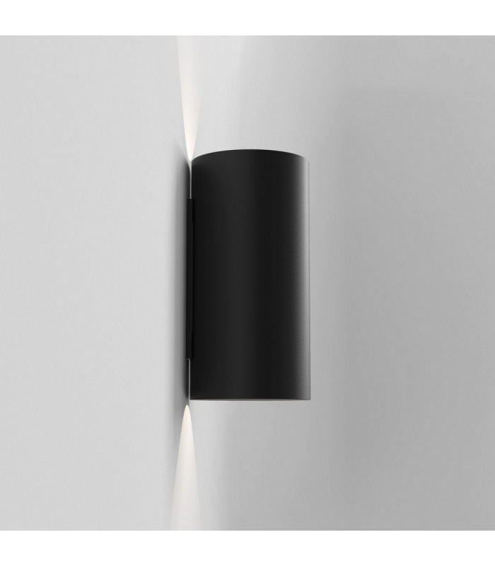Yuma LED Wall Light Textured Black-3