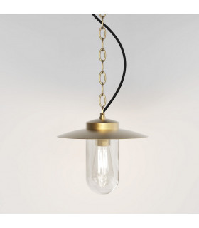 Portree Outdoor Pendant Light Coastal Solid Brass IP44 E27-1