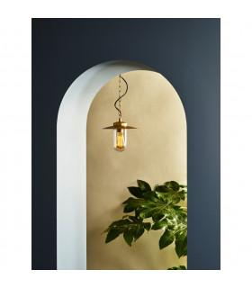 Portree Outdoor Pendant Light Coastal Solid Brass IP44 E27-2