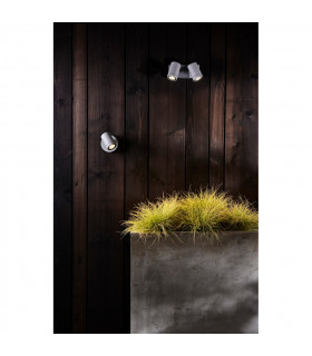 Bayville Single Spot LED Outdoor Spotlight Textured White IP65-2