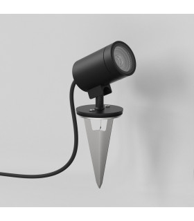 Spike Spot LED Outdoor Spotlight Textured Black IP65