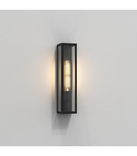 Harvard LED Outdoor Wall Light Matt Black IP44 E27-2