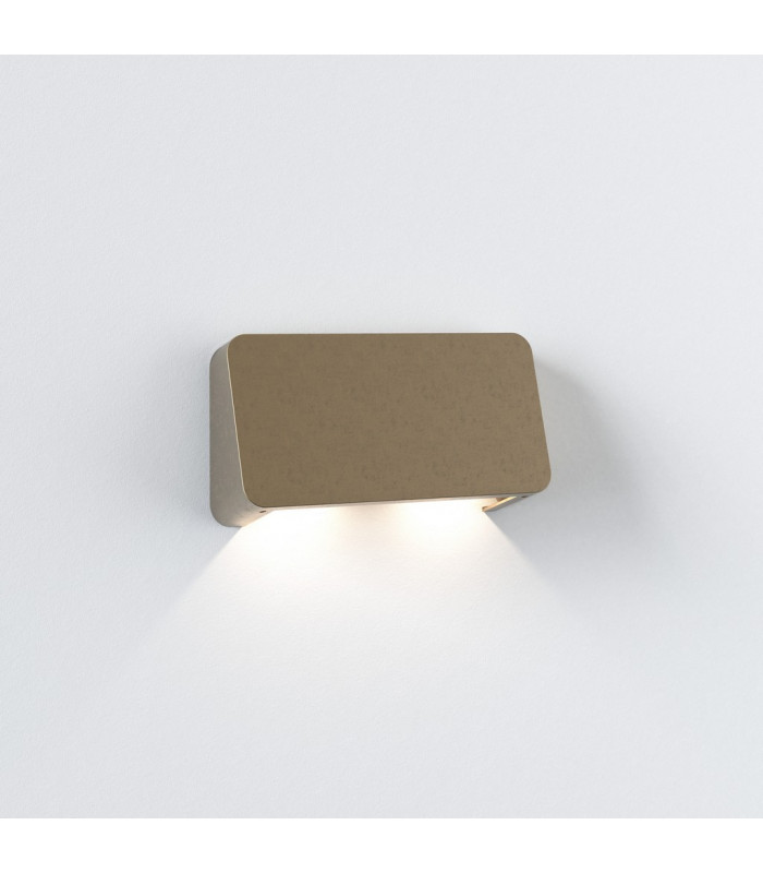 Incline Twin COB Integrated LED Coastal Wall Lamp Coastal Solid Brass IP65-1