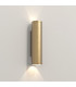 Ava Coastal Outdoor LED Up Down Wall Light Solid Brass IP44 GU10-1