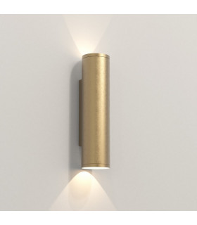 Ava Coastal Outdoor LED Up Down Wall Light Solid Brass IP44 GU10-1