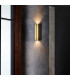 Ava Coastal Outdoor LED Up Down Wall Light Solid Brass IP44 GU10-6