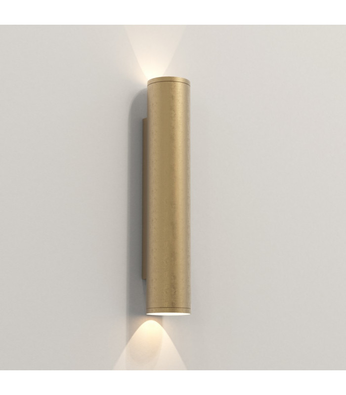 Ava 400 Coastal 2 Light Wall Lamp Coastal Solid Brass IP44 GU10-1