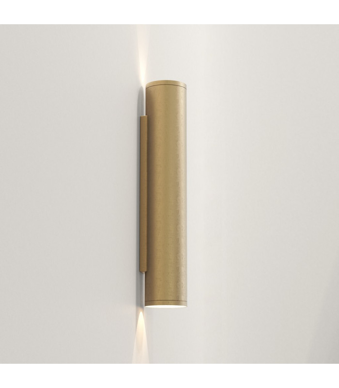 Ava 400 Coastal 2 Light Wall Lamp Coastal Solid Brass IP44 GU10-3