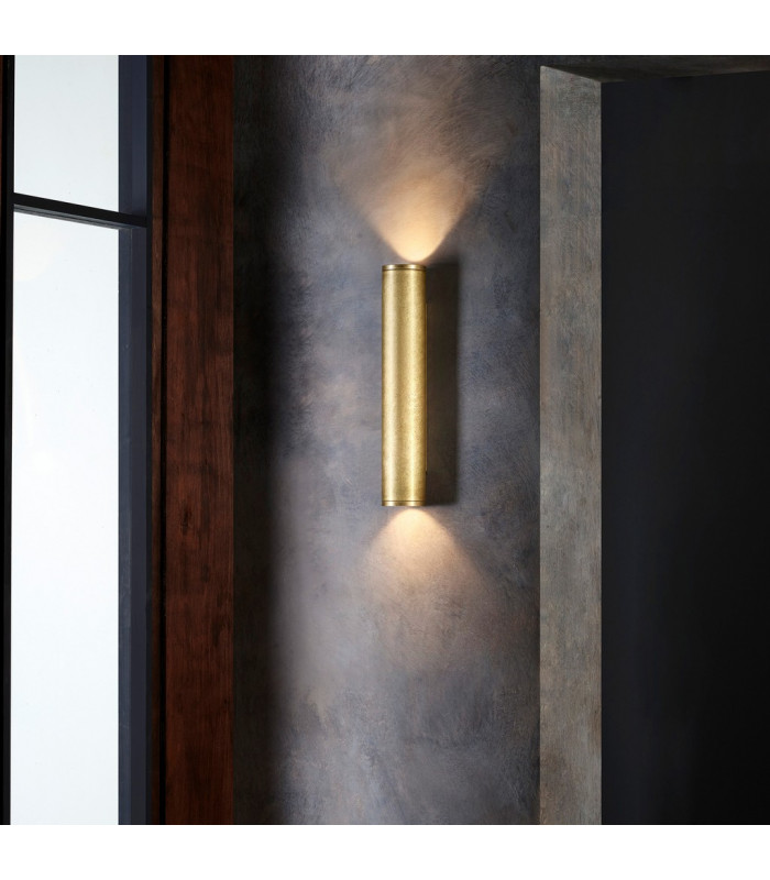 Ava 400 Coastal 2 Light Wall Lamp Coastal Solid Brass IP44 GU10-7