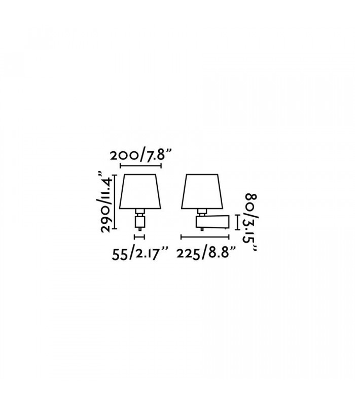 1 Light Indoor Wall Lamp White, Satin Nickel, E27 - 2