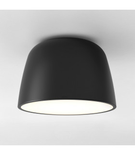 Taiko Cylindrical 30cm Bowl Ceiling Light Black-1