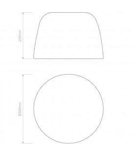 Taiko Cylindrical 30cm Bowl Ceiling Light White-2