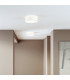 Fife Cylindrical 43cm Ceiling Light White Fabric-3