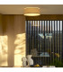 Taiko Cylindrical 43cm Bowl Ceiling Light Putty Fabric-4