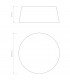 Fife Cylindrical 33cm Ceiling Light White Fabric-4