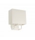 1 Light Indoor Wall Lamp White with Shade, E14 - 1