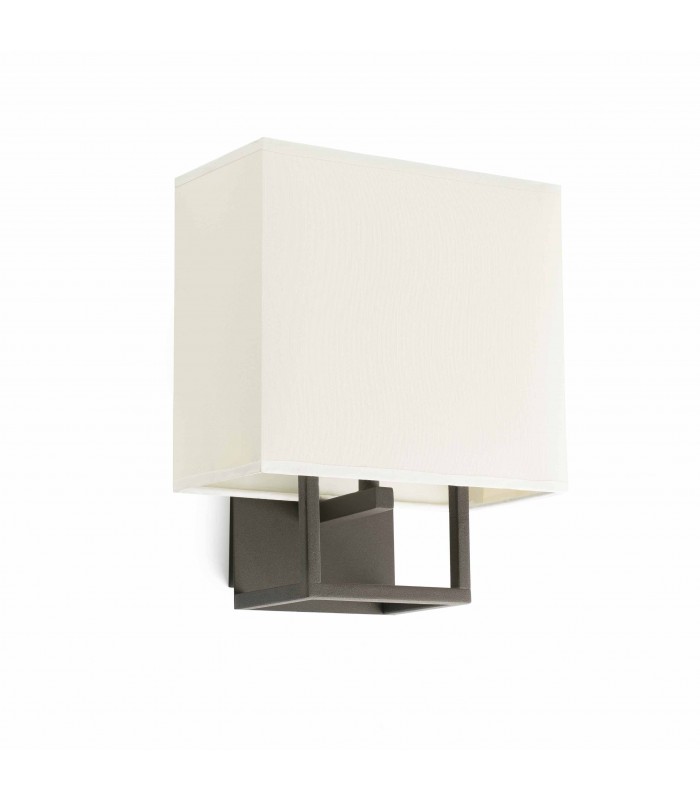 1 Light Indoor Wall Lamp Brown with Shade, E14 - 1