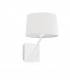 1 Light Indoor Wall Lamp White, E27 - 1