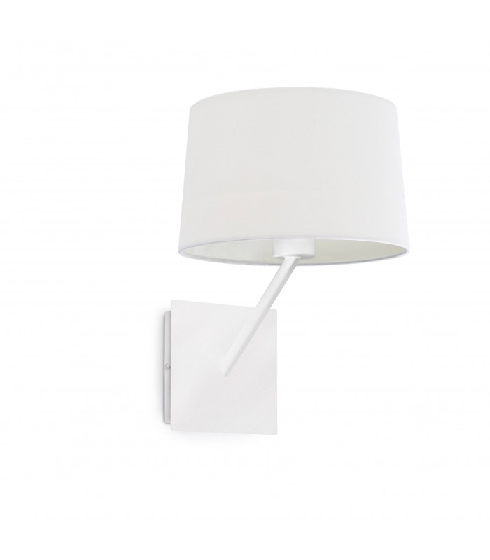 1 Light Indoor Wall Lamp White, E27 - 1