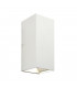 Glover CCT LED Outdoor Up Down Wall Lamp Matt White Paint & Clear Glass 3000/4000/6000K IP44-2
