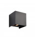 Glover CCT LED Outdoor Up Down Wall Lamp Matt Black Paint & Clear Glass 3000/4000/6000K IP44-3