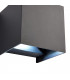 Glover CCT LED Outdoor Up Down Wall Lamp Matt Black Paint & Clear Glass 3000/4000/6000K IP44-5