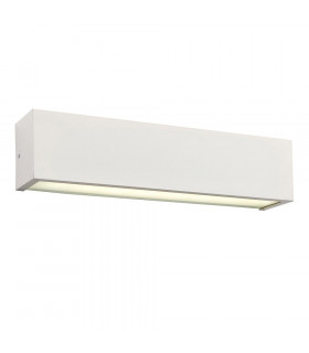Shale CCT LED Indoor Flush Wall Metal Matt White Paint & Frosted Glass 3500/5000K-2